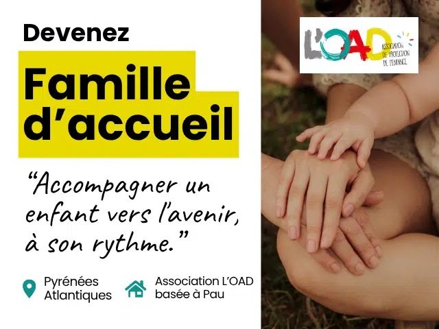 Devenir famille d'accueil à Pau dans les Pyrénées Atlantiques